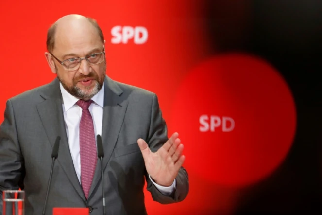 Le président du SPD Martin Schulz, le 20 novembre 2017 à Berlin