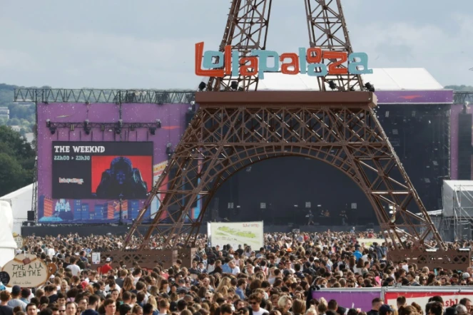 La première édition parisienne du festival Lollapalooza, le 22 juillet 2017 à Paris