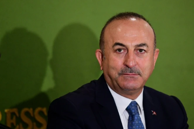 Le ministre des affaires étrangères turc Mevlut Cavusoglu à Tokyo, le 6 novembre 2018