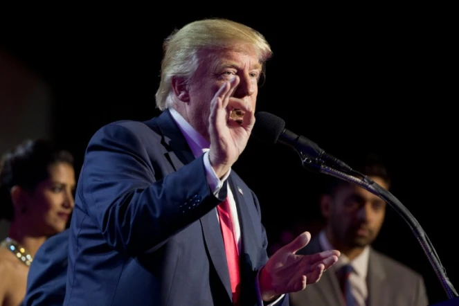 Donald Trump, le 15 octobre 2016 à Edison dans le New Jersey