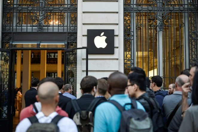 Un magasin Apple à Paris, le 6 septembre 2014
