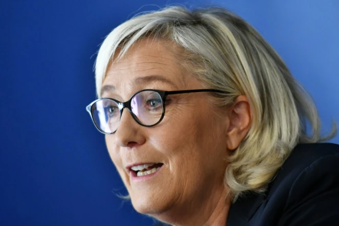 Marine Le Pen, le 8 octobre 2018 à Rome