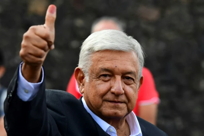 Andrés Manuel Lopez Obrador, premier président de gauche de l'histoire récente du Mexique, prend officiellement ses fonctions le 1er décembre 2018