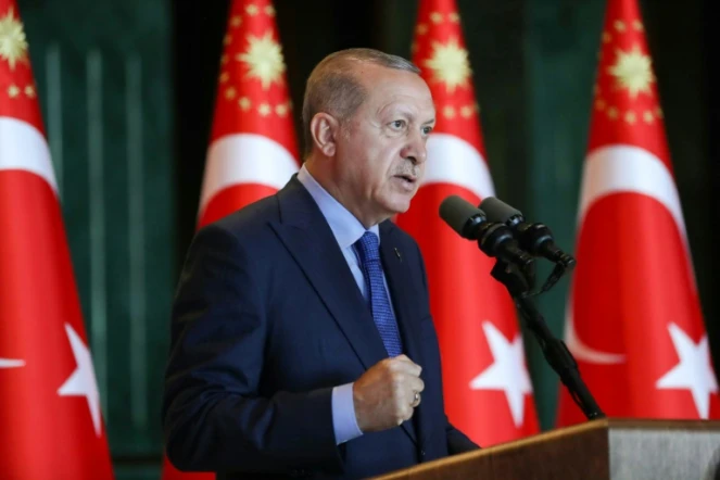 Le président turc Recep Tayyip Erdogan à Ankara, le 13 août 2018 