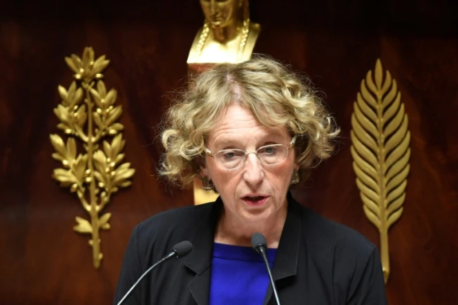 La ministre du Travail Muriel Pénicaud, le 10 juillet 2017 à l'Assemblée nationale à Paris