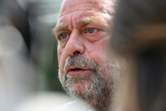 Le garde des Sceaux Eric Dupond-Moretti le 19 juillet 2021 à Beauvais 