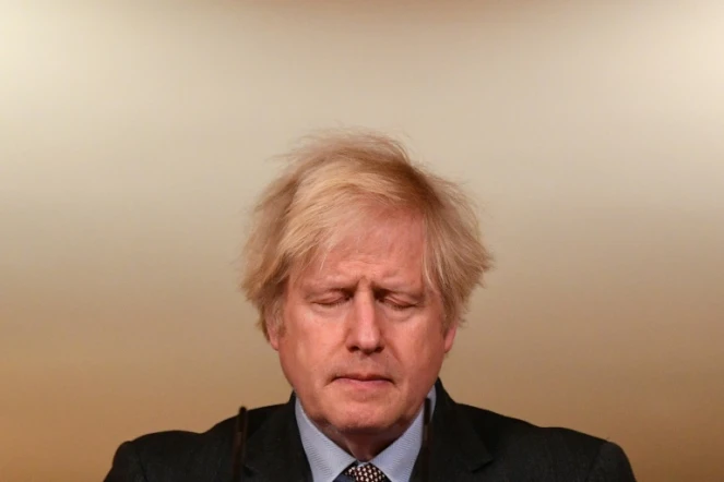 Le Premier ministre Boris Johnson le 26 janvier 2021 à Londres