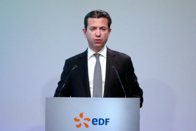 Thomas Piquemal, le directeur financier d'EDF, le 16 février 2016 à Paris 