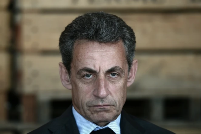 L'ex-président français Nicolas Sarkozy à Kriegsheim, dans l'est de la France, le 9 juillet 2016