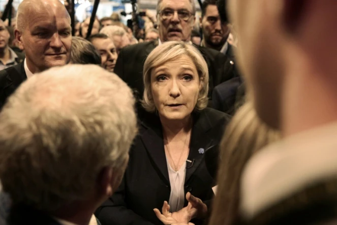 Marine Le Pen au Salon de l'Agriculture le 27 février 2017