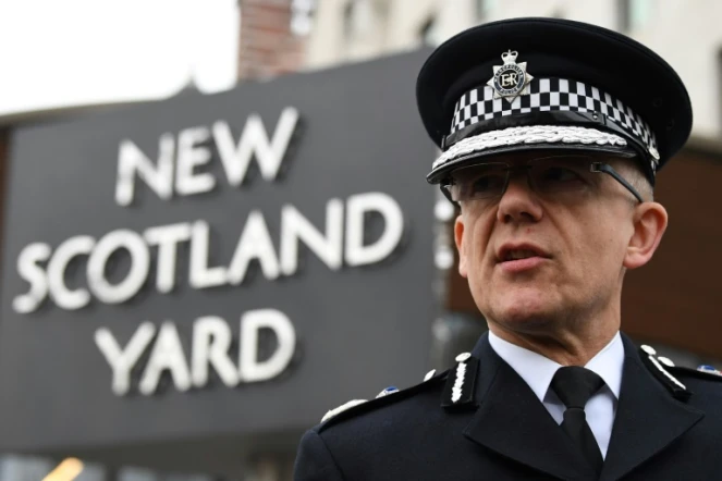 Le commandant de l'antiterrorisme de Scotland Yard Mark Rowley lors d'un point presse, le 23 mars 2017 à Londres