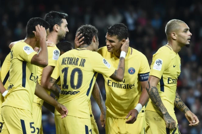 Le PSG de Neymar a ramené un succès probant de Guingamp, pour la première de la star brésilienne, le 13 août 2017