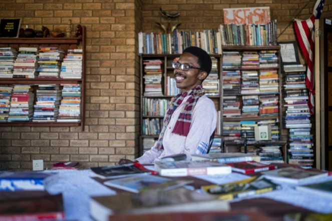 Thami Mazibuko chez lui à Soweto le 5 avril 2022