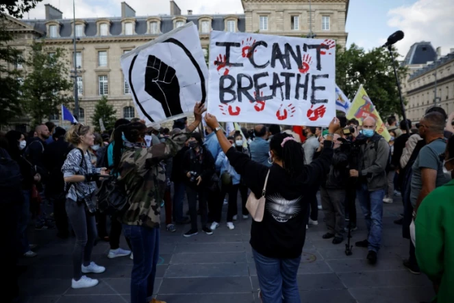 Manifestation contre les violences policières et le racisme, le 9 juin 2020 à Paris