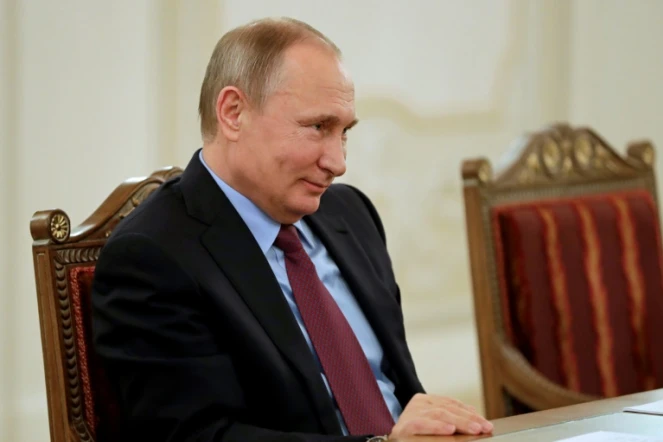Le président russe Vladimir Poutine, le 2 décembre 2016 à Saint-Pétersbourg