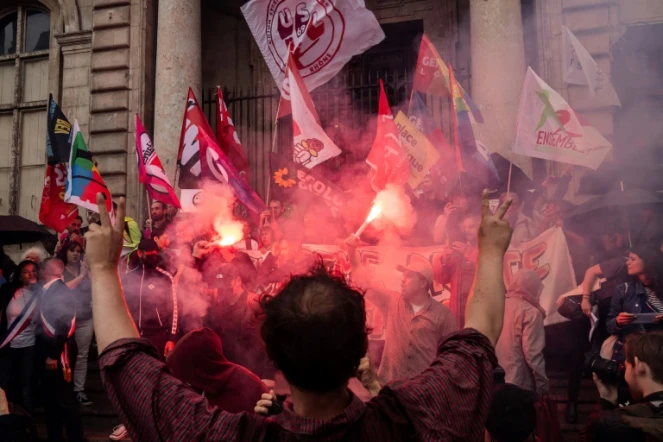 Manifestation d'opposants à l'extrême droite le 14 juin 2024 à Lyon