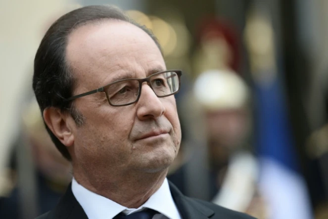 François Hollande le 25 octobre 2016 à l'Elysée à Paris
