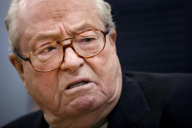 Jean-Marie Le Pen le 17 janvier 2015 à Aubigny