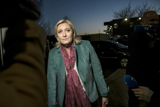 La président du FN Marine Le Pen le 9 décembre 2015 à Lille