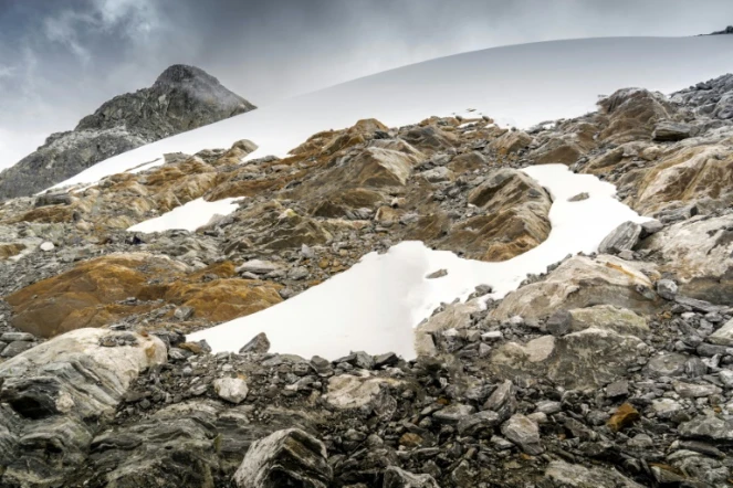 Le glacier Humboldt, partiellement recouvert de neige, dans le Parc national de la Sierra Nevada de Mérida au Venezuela