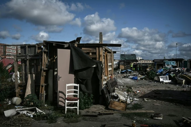 Un bidonville vidé de ses occupants, à Bordeaux, le 19 juillet 2023