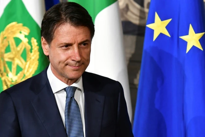 Le juriste Giuseppe Conte chargé de former le gouvernement italien, à Rome le 23 mai 2018