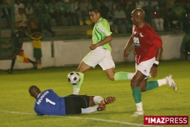 Football - Rencontre entre la sélection de La Réunion et l'AS Saint-Etienne