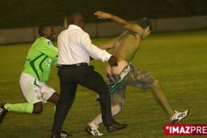 Football - Rencontre entre la sélection de La Réunion et l'AS Saint-Etienne