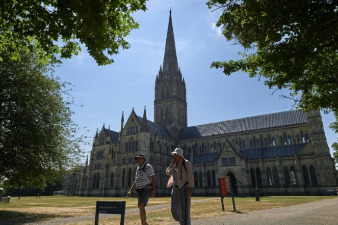 La cathédrale de Salisbury le 7 juillet 2018