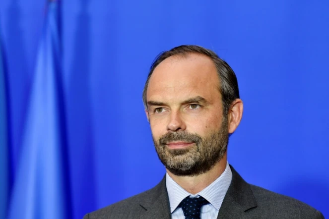 Le Premier ministre Edouard Philippe à l'Hôtel Matigon à Paris, le 6 juin 2017