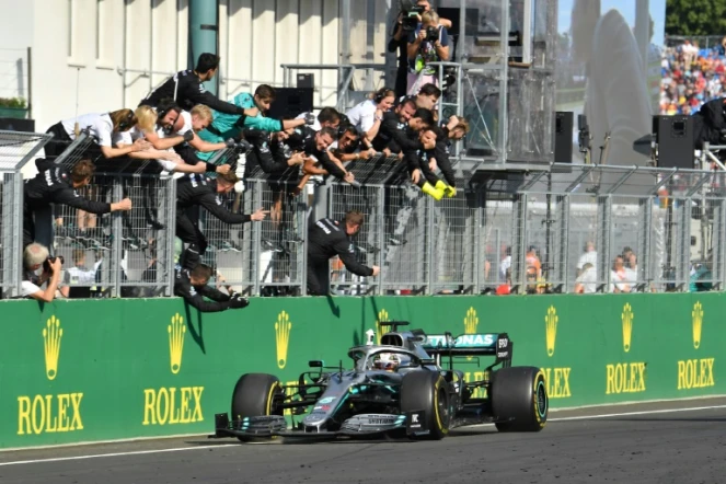 Le Britannique Lewis Hamilton remporte le GP de F1 de Hongrie le 4 août 2019