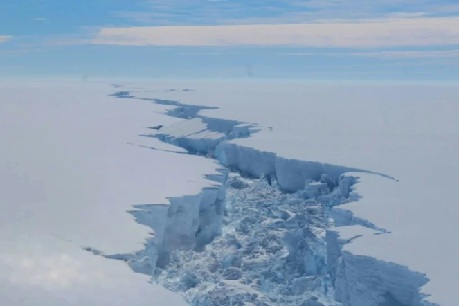 En Antarctique, le 14 juillet 2017