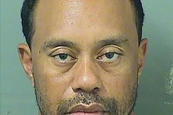 Photo de Tiger Woods après son arrestation, fournie par la police de Palm Beach le 29 mai 2017