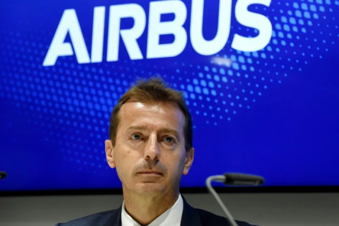 Guillaume Faury, PDG d'Airbus, au Bourget le 20 juin 2019