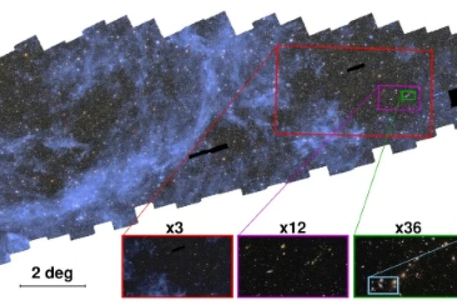 Le premier pan de l'atlas cosmique d'Euclid publié par l'ESA le 15 octobre 2024