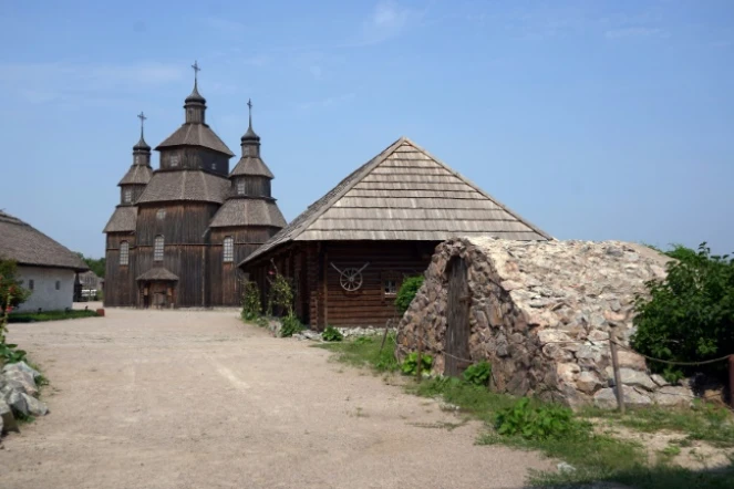 L'île-musée de Khortytsia, le 12 août 2022 à Zaporijjia, en Ukraine