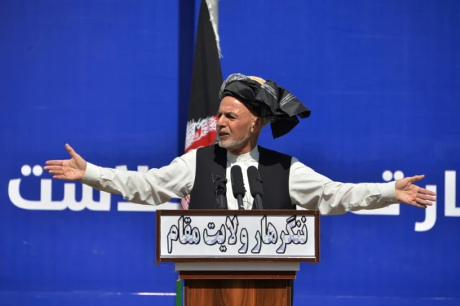 Le président afghan Ashraf Ghani, le 3 mars 2020 à Jalalabad