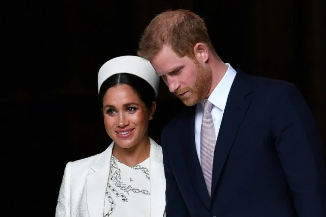 Le prince Harry et Meghan Markle à Londres, le 11 mars 2019