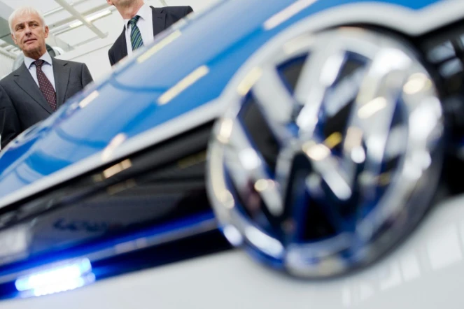 Matthias Mueller, PDG de Volkswagen, le 21 octobre 2015, à Wolfsbourg