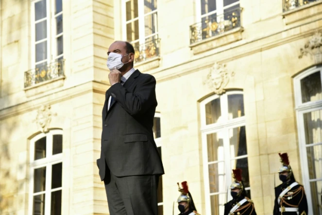 Le Premier ministre Jean Castex à Matignon le 8 décembre 2020