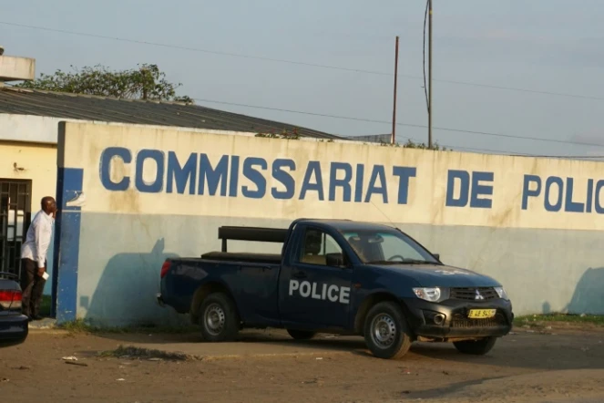 Un poste de police dans la banlieue d'Abidjan le 26 septembre 2017