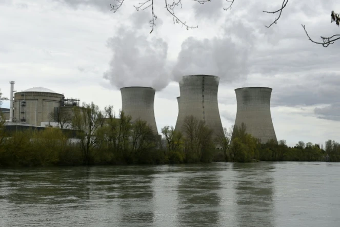 La centrale nucléaire du Bugey à Saint-Vulbas dans l'Ain, le 8 avril 2016