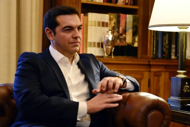 Le Premier ministre grec Alexis Tsipras, le 21 septembre 2015 à Athènes