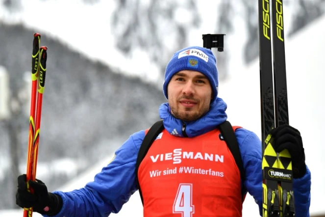 Le Russe Anton Shipulin, 3e de la poursuite 12,5 km d'Anterselva (Antholz), le 20 janvier 2018
