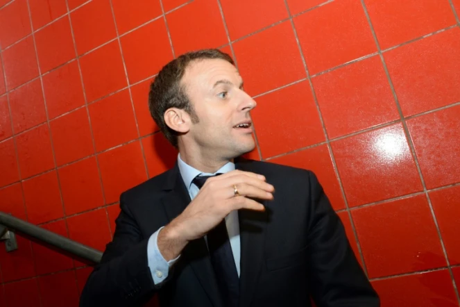 Le ministre de l'Economie Emmanuel Macron à Rennes, le 6 novembre 2015 