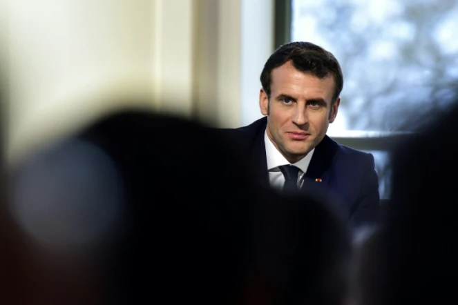 Emmanuel Macron à Pau, le 14 janvier 2020