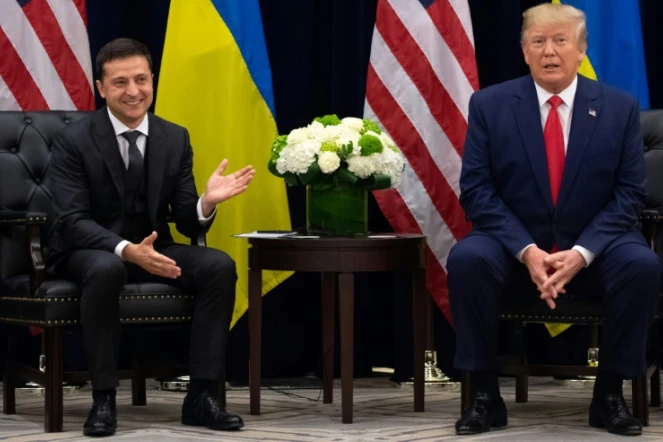 Le président américain Donald Trump et son homologue ukrainien Vladimir Zelensky, à New-York, le 25 septembre 2019