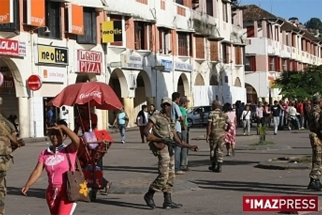 Jeudi 29 janvier 2008 

Antananarivo : les gendarmes effectuent des patrouilles dans les rues de la capitales