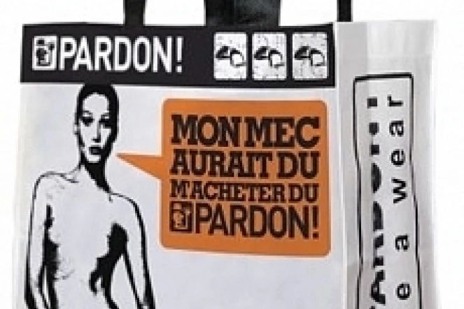 Vendredi 6 janvier 2009 : Pardon! ressort un sac en référence à l'affaire Carla Bruni
