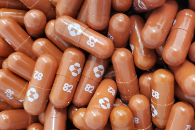 La pilule molnupiravir contre le Covid-19 développée par Merck, en mai 2021, avant son autorisation